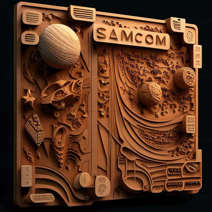 3D model Spacecom game (STL)